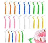 IEBTAWN 24 Piezas Cepillos Interdentales, Cepillo Interdental, Interdentales, Limpieza Dental, Cuidado Bucal, Placa Bacteriana, Encías Sensibles, Higiene Oral