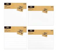 IEBTAWN 4 Piezas, Flashcards, Tarjetas Estudio, Fichas Estudio, Notas Adhesivas, Notas Reposicionables, Para Oficina, Estudio, Hogar, Recordatorios, Marcado De Puntos Importantes