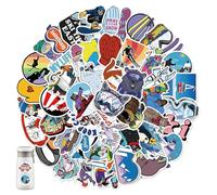 IEBTAWN 50 Pegatinas Impermeables, Pegatinas Diy Hechas A Mano, Diseños Atractivos, Pegatinas Para Cuadernos, Aptas Para La Decoración Diy De Cuadernos, Álbumes De Fotos, Diarios Y Cascos De Moto