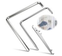 IEBTAWN Juego de 3 Llaves de Ajuste para Ventana, Acero, Color Plateado, 12 cm, para Regulación de Bisagras y Ventanas, Kit de Herramientas de Mantenimiento
