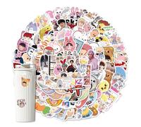 IEBTWN 104 Piezas Stray Kids Stickers, Skzoo, Pegatinas De Vinilo Impermeables, Para Decoración De Cuaderno, Manualidades, Colección De Fans Y Habitación Temática