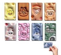 IEBTWN 8 Piezas Stray Kids, Pegatinas De Cristal Para Decorar Tarjetas, Pegatinas De Vinilo Impermeables, Para Banco, Transporte, Cuaderno Y Colección De Fans