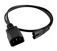 IEC 320 C14 del cuadrado de 2 x 0.75m m al cable de extensión del poder de la CA C7 para la PDU de UPS