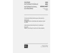 IEC 60050-807 Ed. 1.0 b:1998, International Electrotechnical Vocabulary - Part 807: Digital recording of audio and video signals