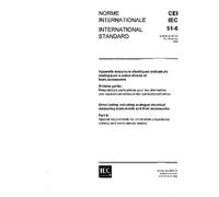 IEC 60051-6 Ed. 4.0 b:1984, Direct acting indicating analogue electrical measuring instruments and their accessories. Part 6: Special requirements for ... (impedance meters) and conductance meters