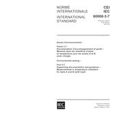 IEC 60068-3-7 Ed. 1.0 b:2001, Environmental testing - Part 3-7: Supporting documentation and guidance - Measurements in temperature chambers for tests A and B (with load)