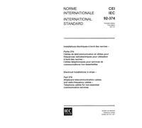 IEC 60092-374 Ed. 1.0 b:1977, Electrical installations in ships. Shipboard telecommunication cables and radio-frequency cables. Telephone cables for non-essential communication services