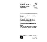 IEC 60122-2-1 Ed. 1.0 b:1991, Quartz crystal units for frequency control and selection - Part 2: Guide to the use of quartz crystal units for ... crystal units for microprocessor clock supply