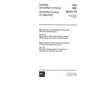 IEC 60151-14 Ed. 2.0 b:1975, Measurements of the electrical properties of electronic tubes and valves. Part 14: Methods of measurement of radar and oscilloscope cathode-ray tubes