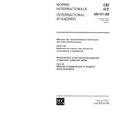 IEC 60151-20 Ed. 1.0 b:1969, Measurements of the electrical properties of electronic tubes and valves. Part 20: Methods of measurement of thyratron pulse modulators