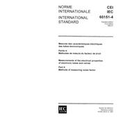 IEC 60151-4 Ed. 1.0 b:1963, Measurements of the electrical properties of electronic tubes and valves. Part 4: Methods of measuring noise factor
