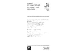 IEC 60169-26 Ed. 1.0 b:1993, Radio-frequency connectors - Part 26: R.F. coaxial connectors with screw coupling - Characteristic impedance 50 ohms - Frequency range 0 to 18 GHz (type TNC 18GHz)