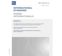 IEC 60191-2 Amd.18 Ed. 1.0 b:2011, First Edition: Amendment 18 - Mechanical standardization of semiconductor devices - Part 2: Dimensions