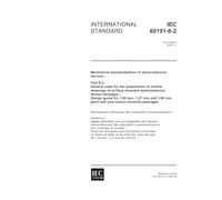IEC 60191-6-2 Ed. 1.0 en:2001, Mechanical standardization of semiconductor devices - Part 6-2: General rules for the preparation of outline drawings ... for 1,50 mm, 1,27 mm and 1,00 mm pitch bal