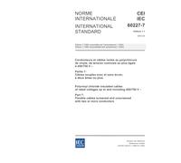 IEC 60227-7 Ed. 1.1 b:2003, Polyvinyl chloride insulated cables o voltages up to and including 450/750 V - Part 7: Flexible cables screened and unscreened with two or more conductors