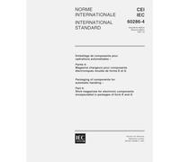 IEC 60286-4 Ed. 2.0 b:1997, Packaging of components for automatic handling - Part 4: Stick magazines for electronic components encapsulated in packages of form E and G