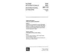 IEC 60287-1-2 Ed. 1.0 b:1993, Electric cables - Calculation of the current rating - Part 1: Current rating equations (100 % load factor) and ... factors for two circuits in flat formation