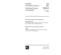 IEC 60306-3 Ed. 1.0 b:1970, Measurement of photosensitive devices. Part 3: Methods of measurement of photoconductive cells for use in the visible spectrum