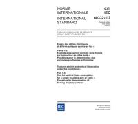IEC 60332-1-3 Ed. 1.0 b:2004, Tests on electric and optical fibre cables under fire conditions - Part 1-3: Test for vertical flame propagation for a ... determination of flaming droplets/particles