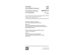 IEC 60332-2-1 Ed. 1.0 b:2004, Tests on electric and optical fibre cables under fire conditions - Part 2-1: Test for vertical flame propagation for a single small insulated wire or cable - Apparatus