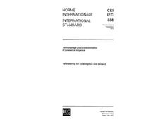 IEC 60338 Ed. 1.0 b:1970, Telemetering for consumption and demand