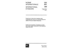 IEC 60344 Ed. 2.0 b:1980, Guide to the calculation of resistance of plain and coated copper conductors of low-frequency cables and wires