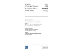 IEC 60349-2 Ed. 2.0 b:2002, Electric traction - Rotating electrical machines for rail and road vehicles - Part 2: Electronic convertor-fed alternating current motors