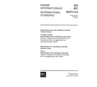 IEC 60371-3-4 Ed. 1.0 b:1992, Specification for insulating materials based on mica - Part 3: Specification for individual materials - Sheet 4: ... mica paper with a B-stage epoxy resin binder