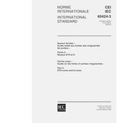 IEC 60424-3 Ed. 1.0 b:1999, Ferrite cores - Guide on the limits of surface irregularities - Part 3: ETD-cores and E-cores