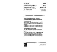 IEC 60457-4 Ed. 2.0 b:1978, Rigid precision coaxial and their associated precision connectors. Part 4: 21 mm rigid precision coaxial line and ... impedance 50 ohms (Type 9/21) - Characteri