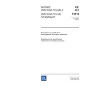 IEC 60505 Ed. 3.0 b:2004, Evaluation and qualification of electrical insulation systems