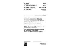 IEC 60510-1-4 Ed. 1.0 b:1986, Methods of measurement for radio equipment used in satellite earth stations. Part 1: Measurements common to sub-systems ... Section Four: Measurements in the baseband