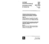 IEC 60512-15-8 Ed. 1.0 b:1995, Electromechanical components for electronic equipment - Basic testing procedures and measuring methods - Part 15: ... - Contact retention system resistance to t