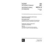 IEC 60574-18 Ed. 1.0 b:1987, Audiovisual, video and television equipment and systems. Part 18: Connectors for automatic slide projectors with built-in triacs for audiovisual application