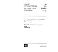 IEC 60588-2 Ed. 1.0 b:1978, Askarels for transformers and capacitors. Part 2: Test methods