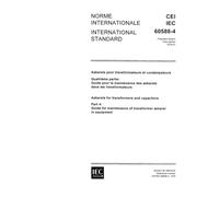 IEC 60588-4 Ed. 1.0 b:1979, Askarels for transformers and capacitors. Part 4: Guide for maintenance of transformer askarels in equipment
