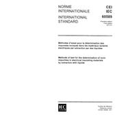 IEC 60589 Ed. 1.0 b:1977, Methods of test for the determination of ionic impurities in electrical insulating materials by extraction with liquids