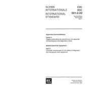 IEC 60601-2-22 Ed. 2.0 b:1995, Medical electrical equipment - Part 2: Particular requirements for the safety of diagnostic and therapeutic laser equipment