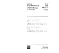 IEC 60601-2-31 Ed. 1.0 b:1994, Medical electrical equipment - Part 2: Particular requirements for the safety of external cardiac pacemakers with internal power source