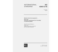 IEC 60601-2-46 Ed. 1.0 en:1998, Medical electrical equipment - Part 2-46: Particular requirements for the safety of operating tables