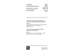 IEC 60603-10 Ed. 1.0 b:1991, Connectors for frequencies below 3 MHz for use with printed boards - Part 10: Two-part connectors for printed boards for basic grid of 2,54 mm (0,1 in), inverted type