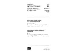 IEC 60614-2-2 Ed. 1.0 b:1980, Specification for conduits for electrical installations - Part 2: Particular specification for rigid plain conduits of insulating materials