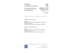 IEC 60684-3-116 Ed. 2.0 b:2003, Flexible insulating sleeving - Part 3: Specifications for individual types of sleeving - Sheets 116 and 117: Extruded polychloroprene - General purpose