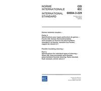 IEC 60684-3-229 Ed. 1.0 b:2003, Flexible insulating sleeving - Part 3: Specifications for individual types of sleeving - Sheet 229: Heat-shrinkable ... retarded, fluid resistant, shrink ratio 2:1