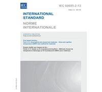 IEC 60695-2-13 Ed. 3.0 b:2021, tercera edición: pruebas de peligro de incendio - Parte 2-13: métodos de prueba basados en cable caliente/brillante - Método de prueba de temperatura de encendido de
