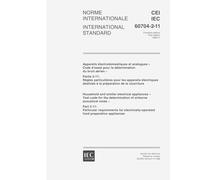 IEC 60704-2-11 Ed. 1.0 b:1998, Household and similar electrical appliances - Test code for the determination of airborne acoustical noise - Part 2-11: ... for electrically-operated food preparation