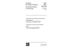 IEC 60721-2-2 Ed. 1.0 b:1988, Classification of environmental conditions. Part 2: Environmental conditions appearing in nature. Precipitation and wind