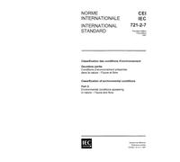IEC 60721-2-7 Ed. 1.0 b:1987, Classification of environmental conditions. Part 2: Environmental conditions appearing in nature. Fauna and flora