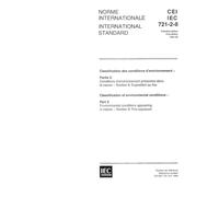 IEC 60721-2-8 Ed. 1.0 b:1994, Classification of environmental conditions - Part 2: Environmental conditions appearing in nature - Section 8: Fire exposure