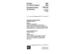 IEC 60747-2-2 Ed. 1.0 b:1993, Semiconductor devices - Discrete devices - Part 2: Rectifier diodes - Section 2: Blank detail specification for ... cas for currents greater than 100 A
